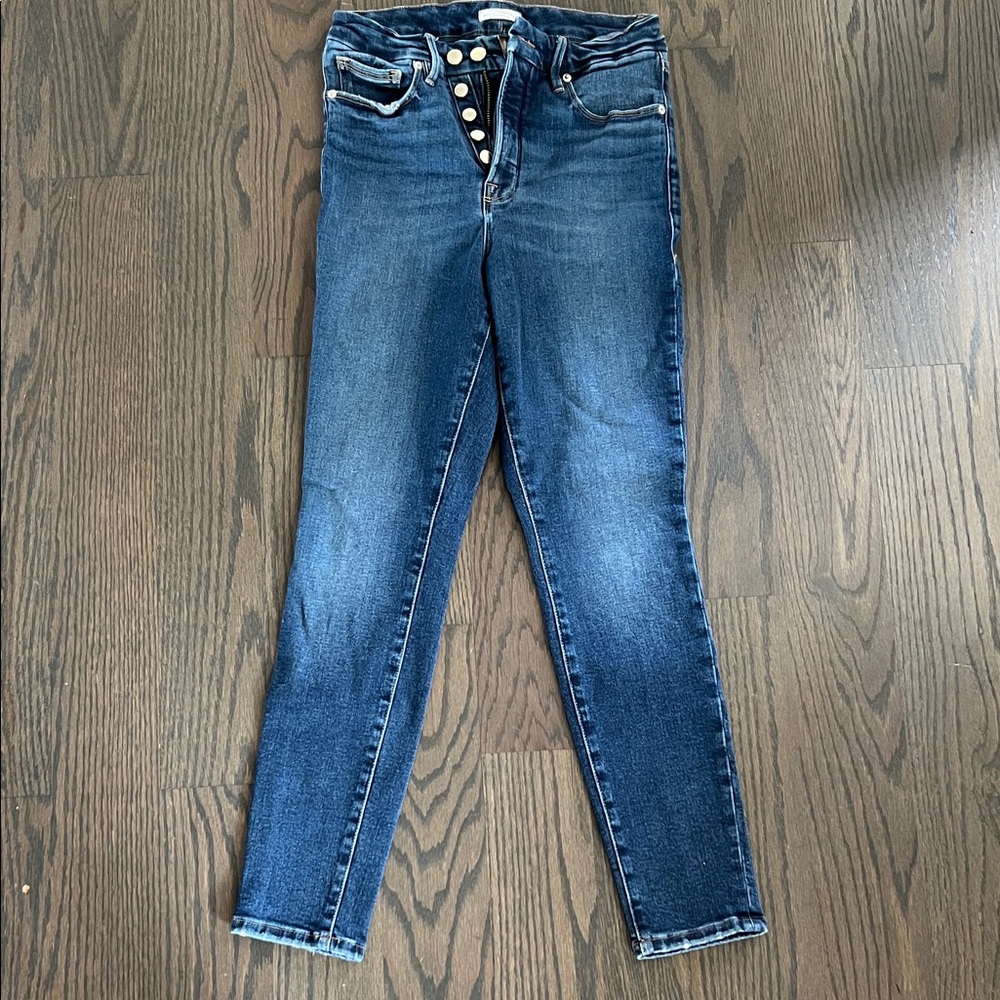 Good American | GOOD WAIST SKINNY SUPER COMPRESSION JEANS| INDIGO441